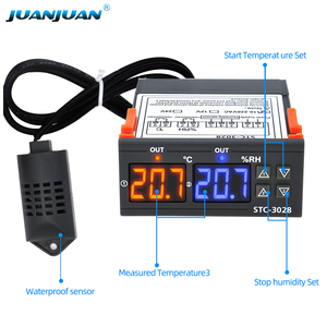 Termostato Digital inteligente de laboratorio, dispositivo de control de temperatura y humedad, termostato Digital de calor frío ajustable de STC-3028 - Product Image 3