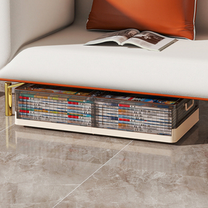 Haogle lớn có thể gập lại nhựa hộp lưu trữ với bánh xe phòng ngủ lưu trữ dưới giường gấp quần áo bộ đồ giường hộp tổ chức - Product Image 1