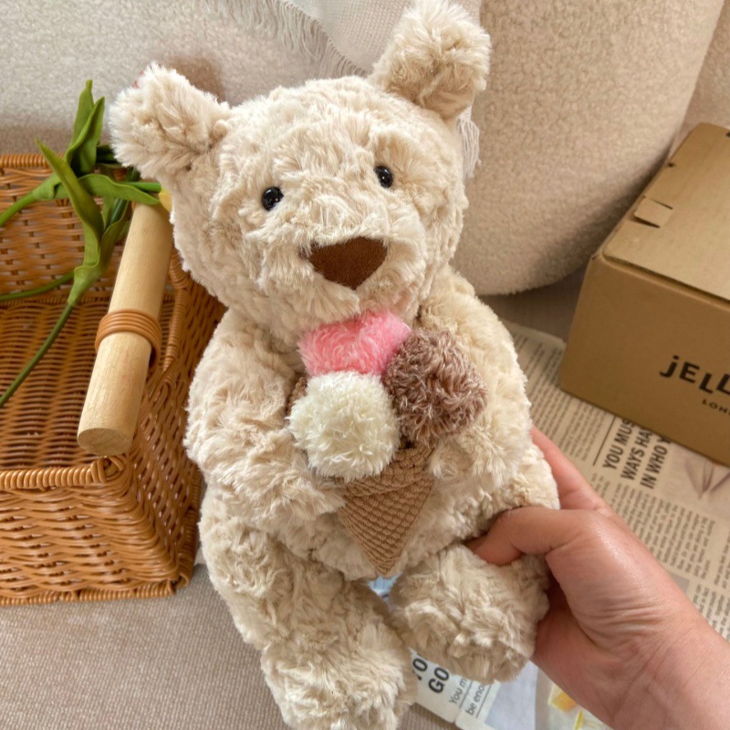 Ice cream bear-high-end version-three-logo dust bag