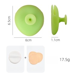 Forma de gota verde