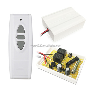 433MHz AC DC12 24V 2-Kanal-Relais schalter für drahtlose Fernbedienung Lernen Sie die Codierung für die Vorwärts umkehr des Linear antriebs - Product Image 1