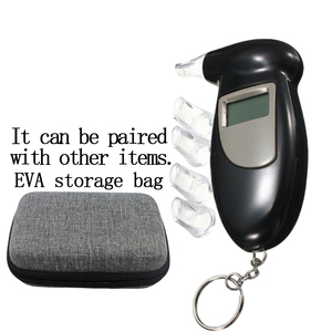 Xách tay Hiển thị kỹ thuật số breathalyzer độ nhạy cao Mini alkomat Analyzer Trọng lượng nhẹ Pocket thiết kế <span class=keywords><strong>Tester</strong></span> rượu <span class=keywords><strong>Tester</strong></span> - Product Image 1