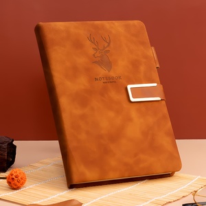 Cuaderno personalizable de 180 hojas de cuero PU, estilo impreso con logotipo personalizado, planificador de cuero promocional, Bloc de notas - Product Image 4