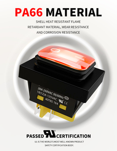 FILN KCD4 su geçirmez 6A/20A/30A 250VAC LED işıklı Rocker anahtarı UL sertifikalı On-Off anahtarı 12V sistemleri için - Product Image 2