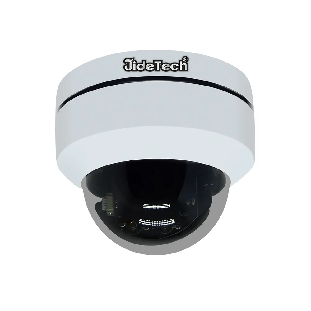 JideTech 5 MP 5 X CCTV-Überwachungskamera weiß für Indoor und Outdoor POE-IP-Kamera mit Ton