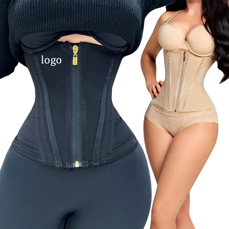 Fajas colombien ventre contrôle gaine minceur ventre plat modèle Fajas Corset taille formateur sablier gaines Standard Shapers