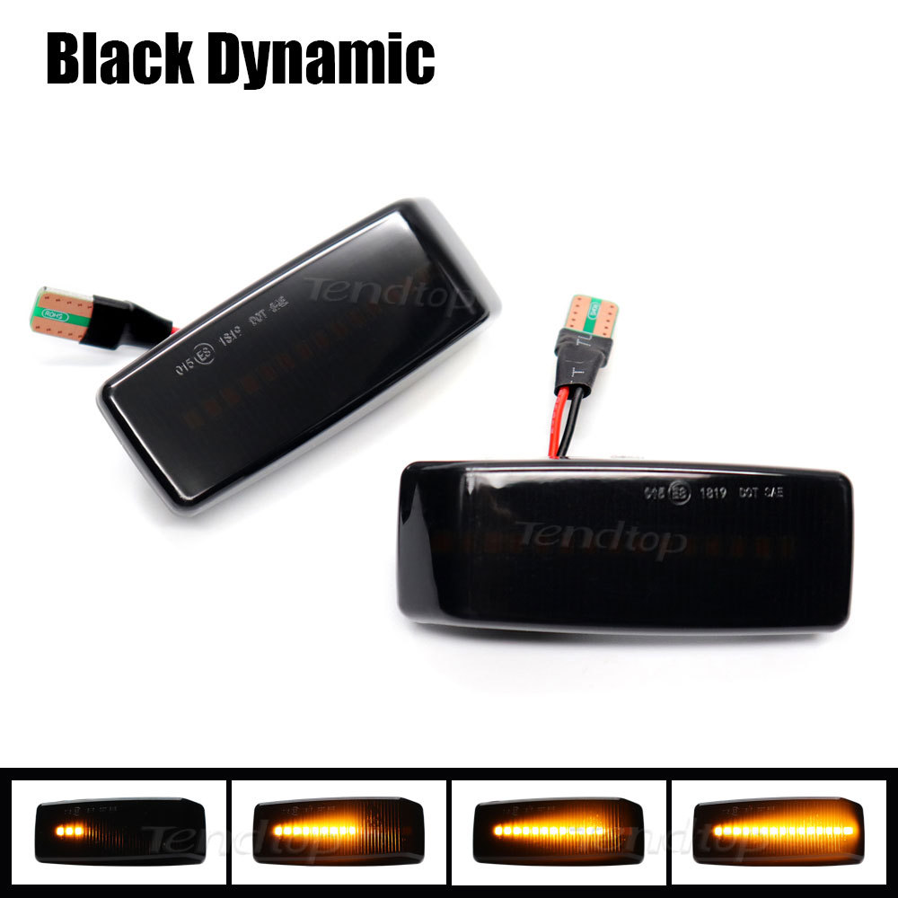 2x Fumée Ambre dynamique-Super qualité