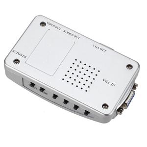 Convertidor de adaptador de señal VGA a TV AV RCA portátil NTSC PAL caja de interruptor de vídeo con función Plug and Play para ordenador portátil PC - Product Image 4