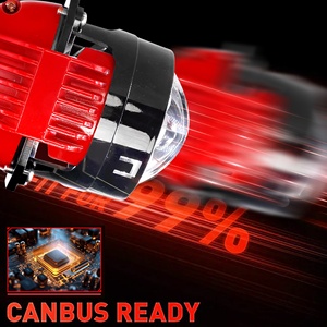มาใหม่ CLSC40 2.5นิ้ว110W rhd/ LHD 12V 30000LM 6000K Bi IP68โปรเจคเตอร์เลนส์คู่เลเซอร์ retrofit หลอดไฟหน้า LED - Product Image 4
