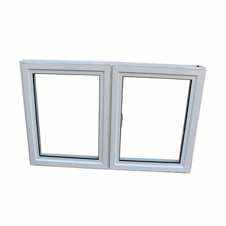Approved Anti-Hurricane Security Handle Lock Tempered Glass Aluminium Casement Window Art For Office Building