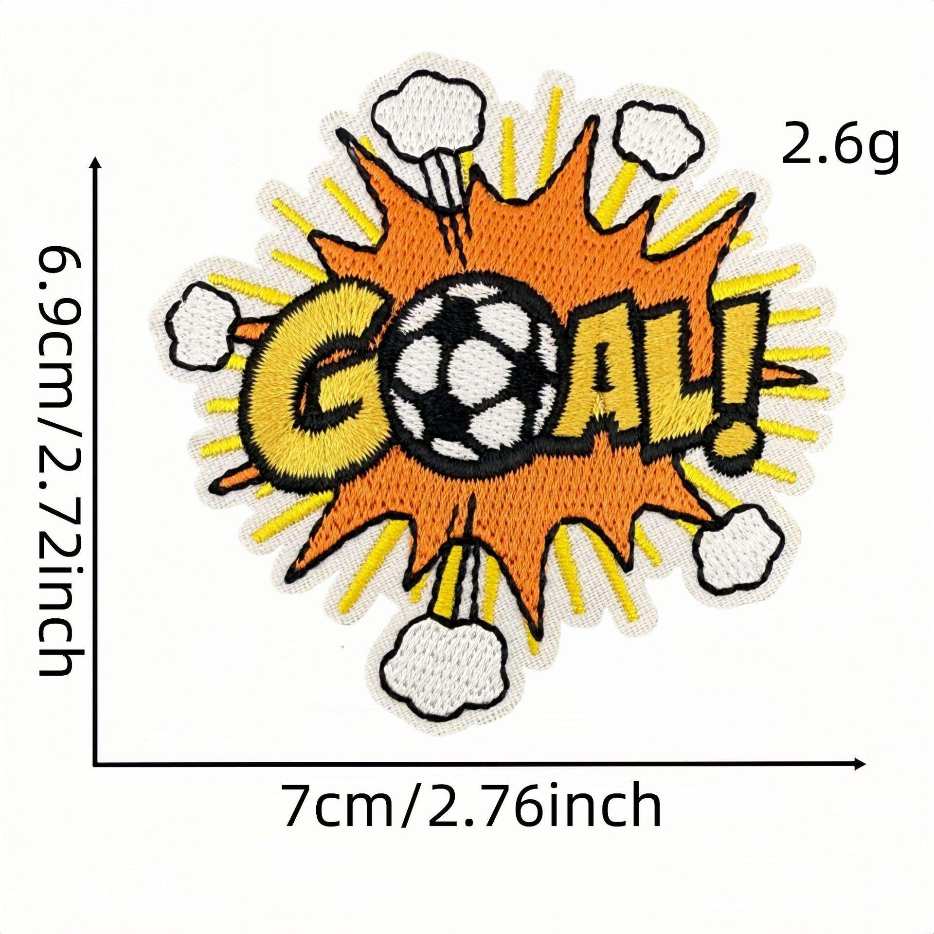 Patch de football de dessin animé 17