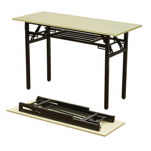 Venta al por mayor estudio entrenamiento mesa plegable muebles de oficina modernos Escritorio de oficina banquete mesa plegable Rectangular - Product Image 5