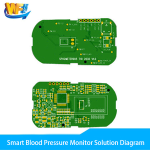 Esfigmomanómetro lectronic, placa de circuito, accesorios pcba pueden usar sensor de presión WF100 D componentes electrónicos