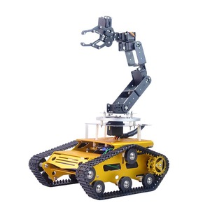 Cmxelcs 6-Grad-Freiheit Roboterarm-Kit Tankroboter-Kits für das Arduino IOT-Projekt