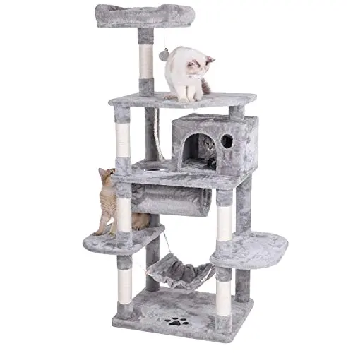 Tower Tall Modern Scratching Large Stylish Simple Furniture Corner cat tower Shaped Cat Tree