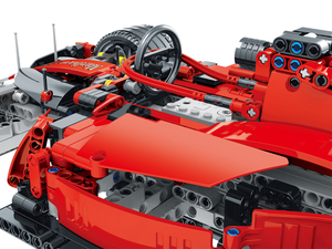 Mork New Arrival Red <strong>F1</strong> Model Car <strong>1</strong>:<strong>10</strong> Formula <strong>RC</strong> Car SF91 Building Blocks - Product Image 4