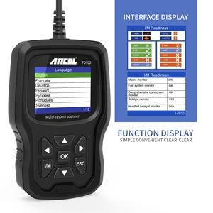 <span class=keywords><strong>Scanner</strong></span> automotivo ancel fd700 obd2, leitor de código para carro, sistema de diagnóstico automotivo, dpf, epb, tpms, eobd obd 2