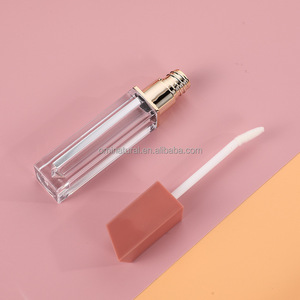 8ml Custom Color Cosmetic <strong>Container</strong> Lip Gloss <strong>Containers</strong> Tube Lip Gloss Tubes With Big Brush Big Wand - Product Image 4