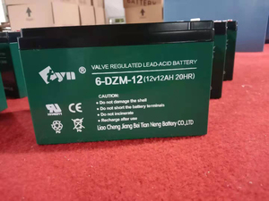 カーバッテリー用の小型充電式6-DZM-12または12v 12ahバッテリー。 - Product Image 5
