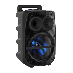 M 8-Inch Bluetooth Karaoke Sound <span class=keywords><strong>Speaker</strong></span> Portátil AudioTrolley <span class=keywords><strong>Speaker</strong></span> com Flame Flash Light