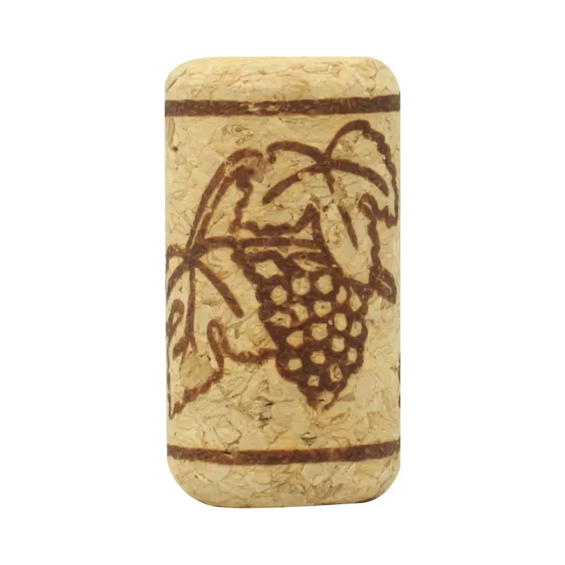 Newstar bottiglia di vino rosso coperchio in legno sughero personalizzato con logo tappi di bottiglia di vino in sughero