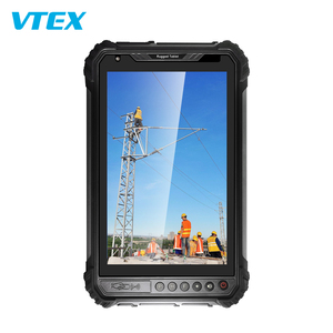 Vtex坚固平板电脑8英寸工业平板电脑8/16gb内存256Gb，带条形码指纹扫描仪坚固平板电脑 - Product Image 1