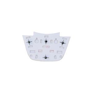 Fabbrica su misura cupola in metallo grafica sovrapposizione tastiera tastiera tastiera LED interruttore a membrana per apparecchiature di controllo industriale - Product Image 1