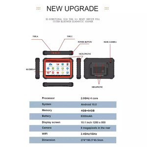 X431 X-PROG 3 XPROG3 OBD2コードリーダー診断ツールキープログラマーProSリモートツールに対応 - Product Image 1