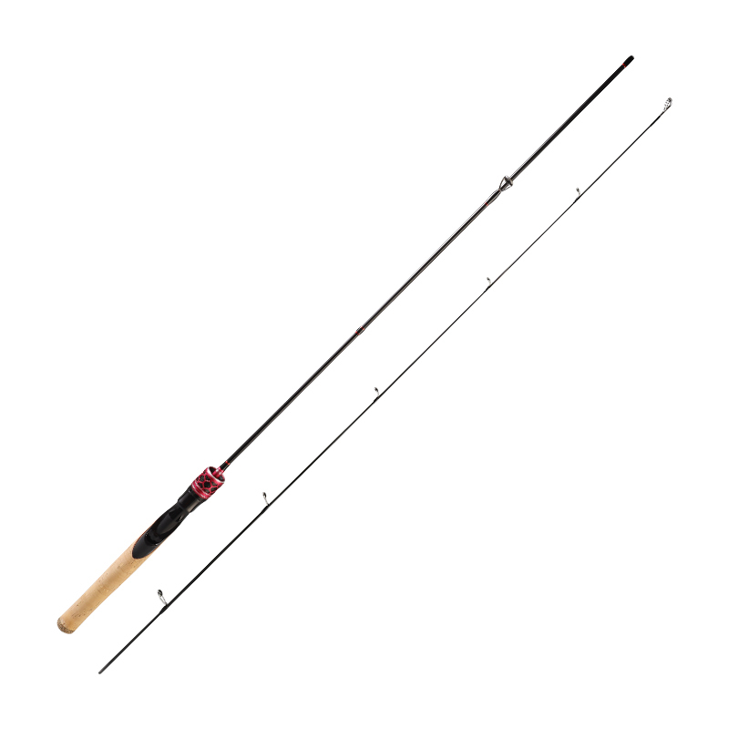 Red spinning rod