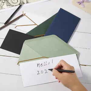 Biểu Tượng Tùy Chỉnh Giấy Phong Bì Các Loại Màu Sắc Thẻ Quà Tặng Số Lượng Lớn Túi Phong Bì Thiệp Chúc Mừng Màu Rắn Trung Giấy Phong Bì - Product Image 4