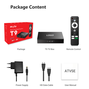 T9 Android TV Box T9 4 32G Smart Voice 4K OTT 4k mit TV High-End-Hochgeschwindigkeits-Netzwerk-Middleware Media Player - Product Image 2