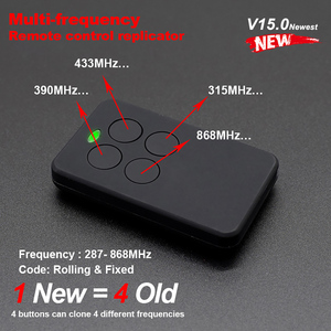LLavero de escaneo automático, grabador de código multifrecuencia, código rodante fijo, abridor de puerta de garaje, duplicador de 433 Mhz - Product Image 2