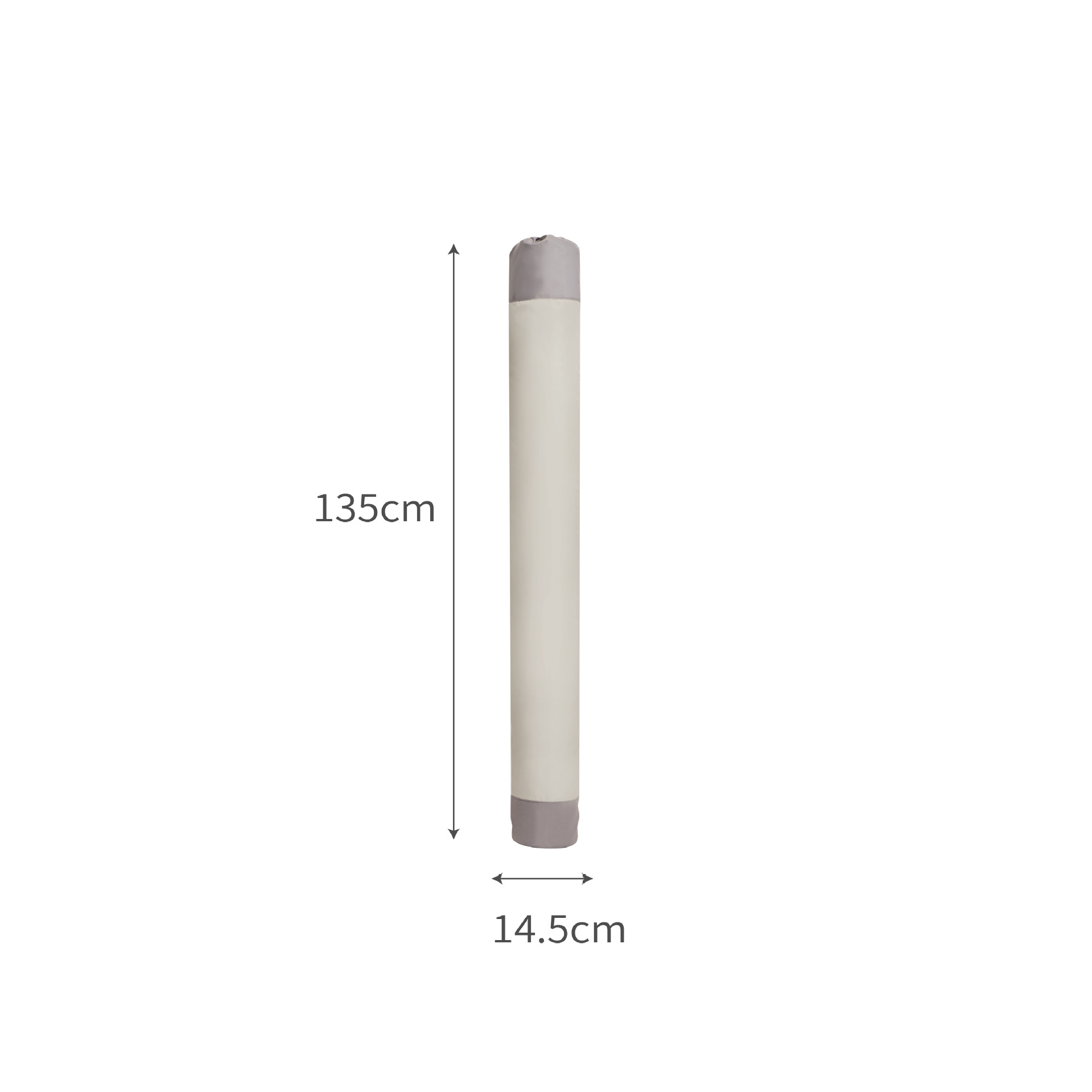 Diameter 14.5cm, length 135cm