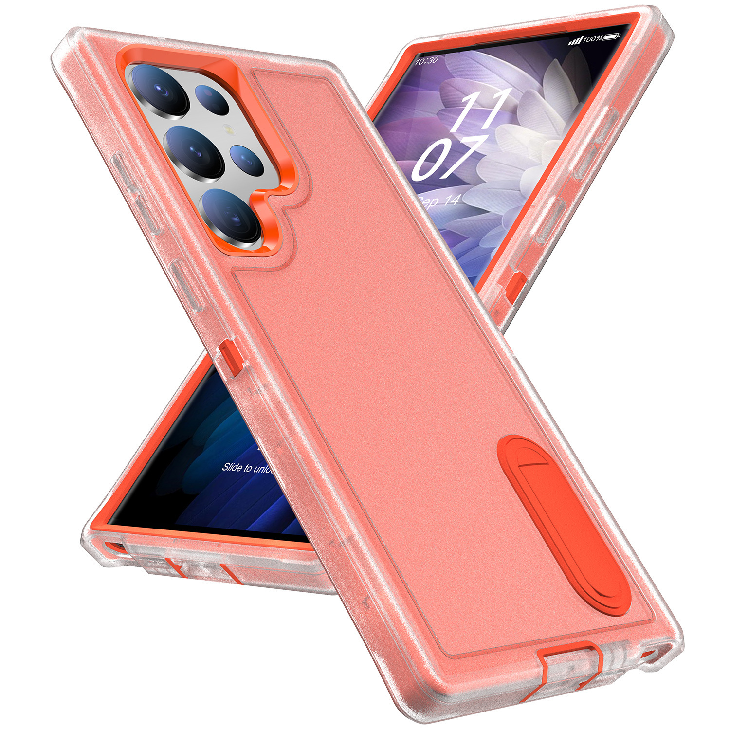 Transparent + orange fraîche