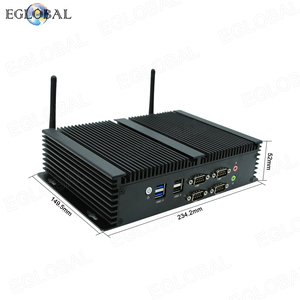 Fanless Mini PC Haswell 22nm CPU Intel Core I7 4578U 2 X RJ45 Intel 2.5G 2LAN <strong>Windows</strong> 10 Linux <strong>Embedded</strong> IoT Industrial <strong>Computer</strong> - Product Image 5