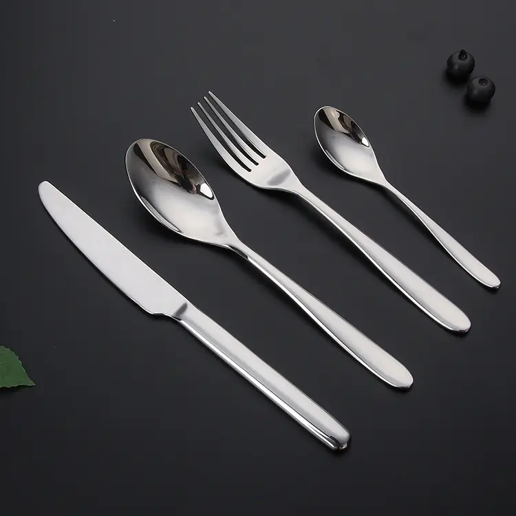 Cutlery Stainless Steel Flatware Stainless Flatware Cutlery Silverware Service cutlery for hotel restaurant catering