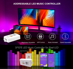 Tavsiye led denetleyici 12 v RGB led uzaktan kumanda neon ışıkları için bluetooth hoparlör müzik ampul - Product Image 6