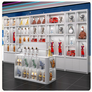 Customizable Modern Video Game Animation <strong>City</strong> <strong>Display</strong> Cabinet Varnish Surface Treatment for Toy Gift Exchange <strong>Display</strong> - Product Image 1