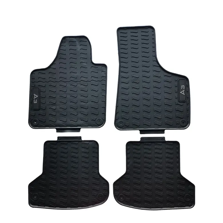 Alfombrillas personalizadas de PVC para coche, venta al por mayor de fábrica, para Audi A3, 2003, 2004, 2005, 2006, 2007, 2008, 2009, 2010, 2011