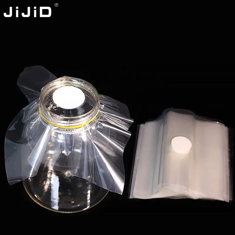 JiJiD 12/14/16cm Filtração Estéril Selo Film Triângulo Frasco Cultura Container Seal Filtro Membrana para Uso Biológico