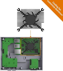 New Retroflag NESPi 4 Case for <strong>Raspberry</strong> Pi 4 Model B With Safe Shutdown SSD Case USB C Power Supply Cooling Fan PI 4B Shell - Product Image 5