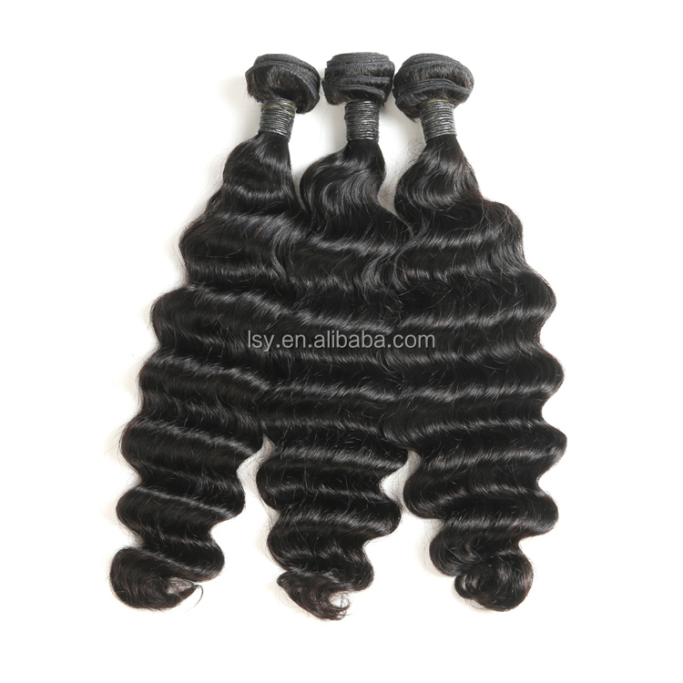 Faisceaux de cheveux de vague profonde lâche