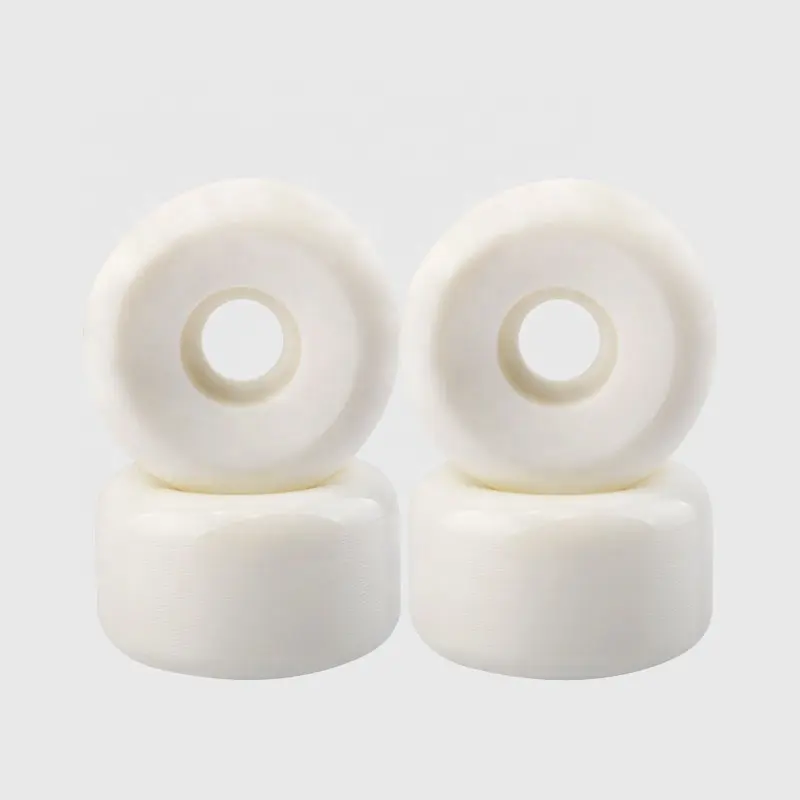 White 52ミリメートルPolyurethane CustomロゴブランクSkateboard Wheels