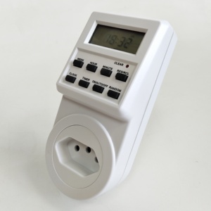 บราซิลอิเล็กทรอนิคส์จับเวลาสวิทช์เสียบปลั๊กตั้งเวลา250V 50Hz 7วัน12/24ชั่วโมงซ็อกเก็ตโปรแกรมจับเวลา - Product Image 2