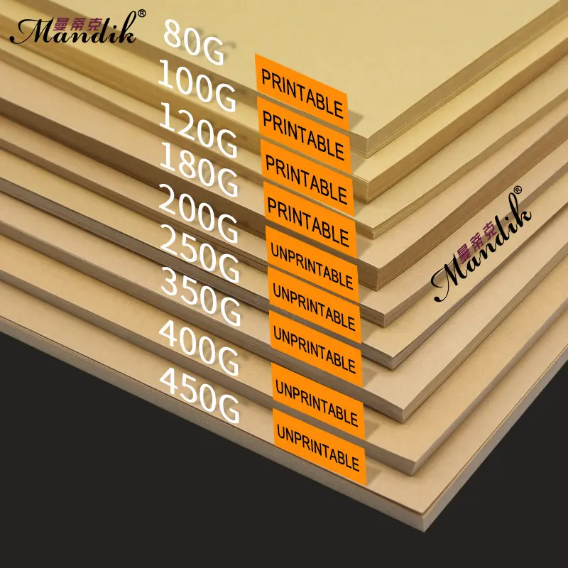 Papier kraft brun polyvalent A4 80g-450g