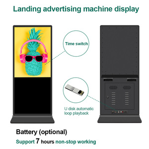 Reproductor de señalización Digital de pie, Panel de visualización de pantalla de publicidad de vídeo, quiosco LCD inteligente para interiores 4K, tótem Digital Android - Product Image 3