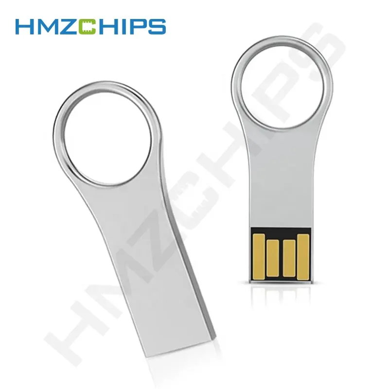 HMZCHIPS OEM, Металлический Высокоскоростной флеш-накопитель 2 ГБ, USB-накопитель 2,0 3,0, 4 ГБ, 8 ГБ, 16 ГБ, 32 ГБ, 64 ГБ