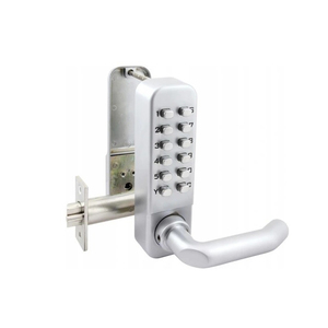 Codice meccanico combinazione serratura porta con maniglia casa appartamento hotel nessuna rete nessuna batteria premere il pulsante del codice - Product Image 4