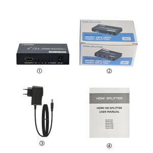 SM4K104 Fjgear Hot Selling Two Screens Simultaneous Display 3840*2160/30Hz 1Input 4Output 1X4 4K Hdmi Splitter Computer - Product Image 1