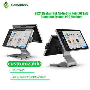 2025 yeni Model tek ve çift ekran All-in-One POS sistemi üreticisi kaynağı çift dokunmatik ekran yazarkasa mağaza kullanımı için satış - Product Image 4